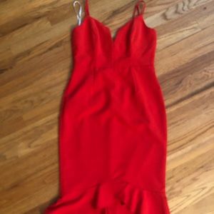 Women size 8 red dress NEW WITH TAGS